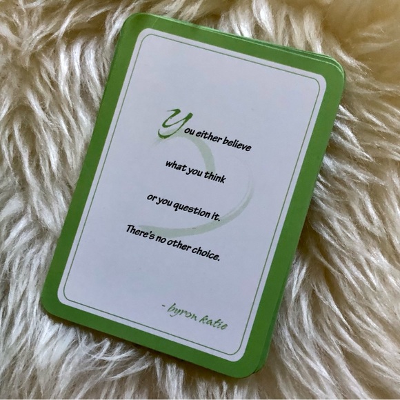 "Loving What Is" Meditation Cards by Bryon Katie - Picture 7 of 14